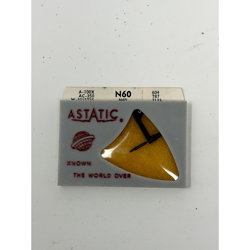 Astatic N60 Phonograph Needle Stylus A-100X AC-350 W-301STSS Sapphire Vintage
